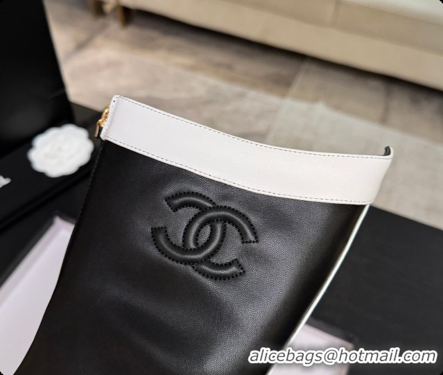 Classic Hot Chanel Short Boots in Smooth Calfskin 8.5cm Heel CH090959 Black 2026