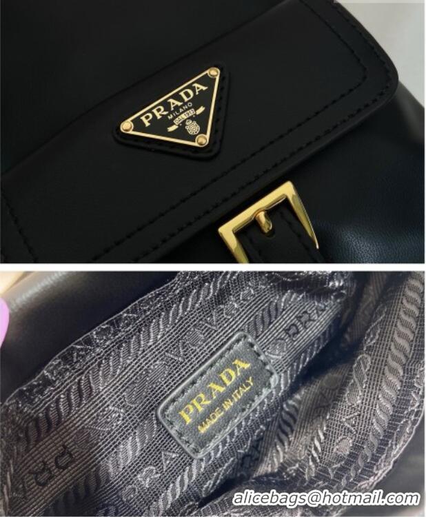 Modern Classic Prada Nappa Leather Pouch Bag 1MS017 Black 2026