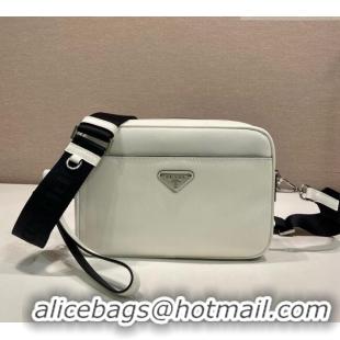 Good Taste Prada Saffiano Leather Shoulder Bag 2VH210 White 2026