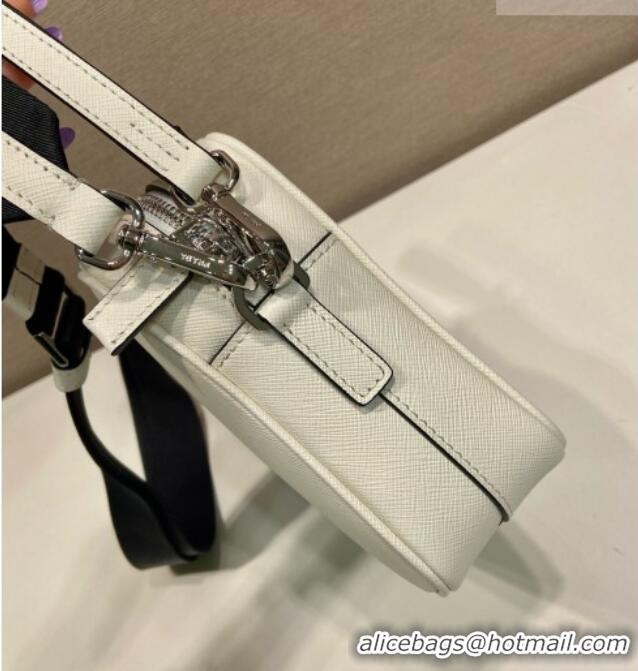 Good Taste Prada Saffiano Leather Shoulder Bag 2VH210 White 2026