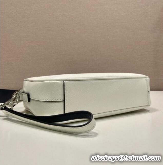 Good Taste Prada Saffiano Leather Shoulder Bag 2VH210 White 2026