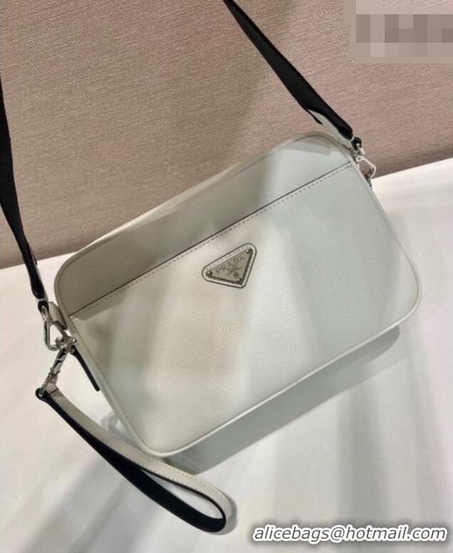 Good Taste Prada Saffiano Leather Shoulder Bag 2VH210 White 2026