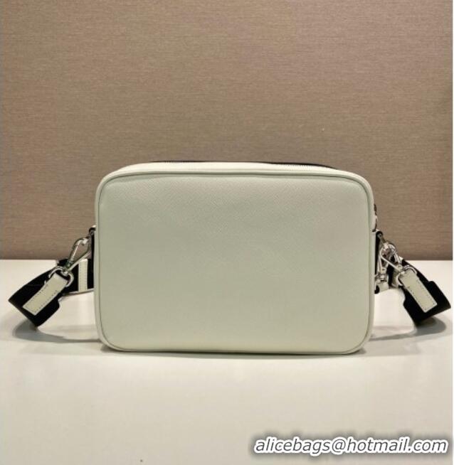 Good Taste Prada Saffiano Leather Shoulder Bag 2VH210 White 2026