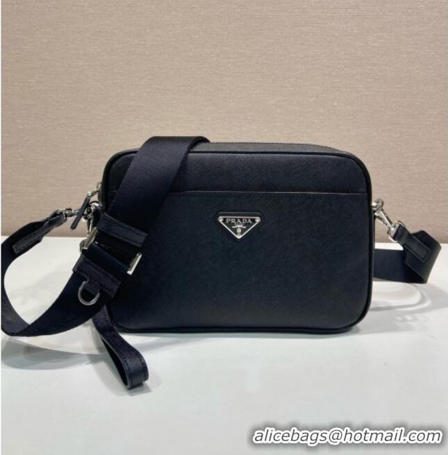 Top Grade Prada Nappa Leather Pouch Bag 1MS017 Black 2026