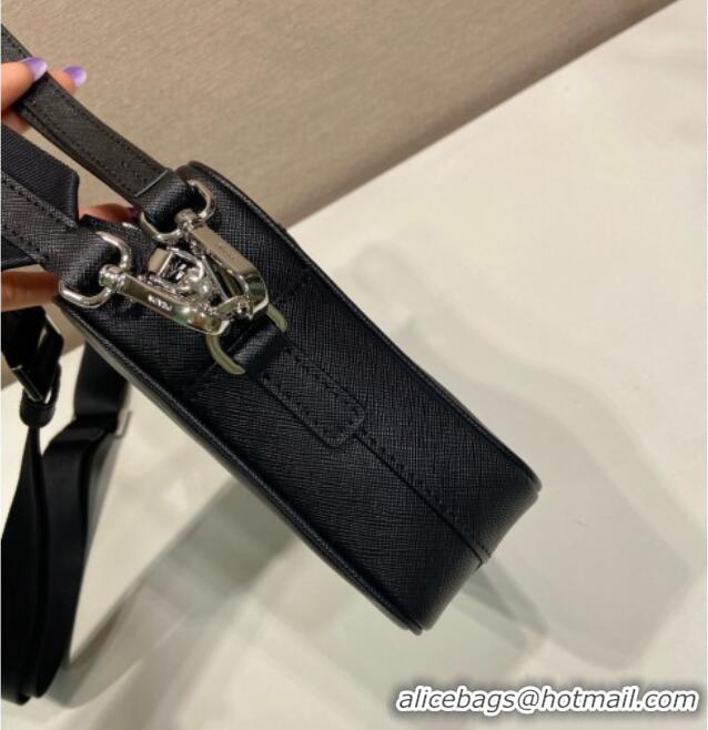 Top Grade Prada Nappa Leather Pouch Bag 1MS017 Black 2026