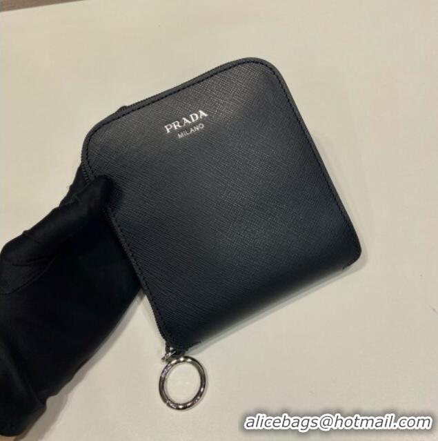 Top Design Prada Saffiano Leather Pendant with Re-Nylon Tote Bag 1TT330 Black 2026