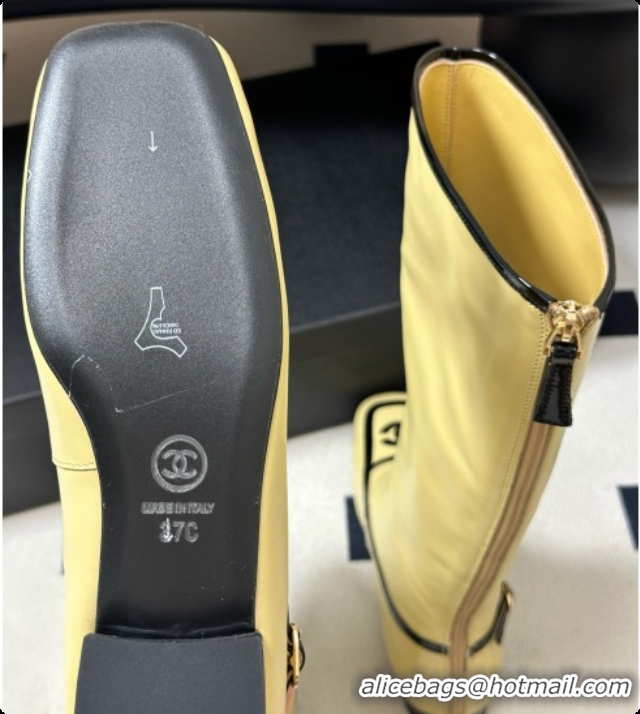 Popular Style Chanel High Boots in Lambskin & Patent Leather CH090972 Beige 2026