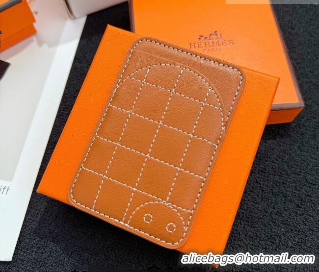 Classic Specials Hermes MagSafe Card Holder H0317 Brown/Turtle 2026