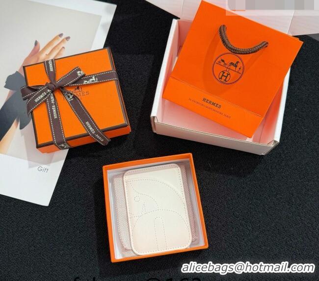 Top Grade Hermes MagSafe Card Holder H0317 Horse/White 2026