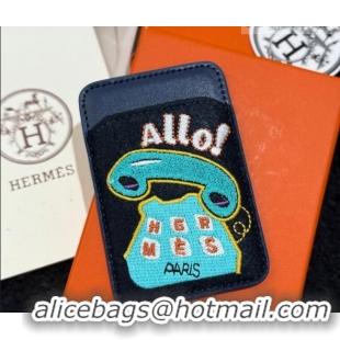 Well Crafted Hermes MagSafe Card Holder 0317 " Allo!" 2026