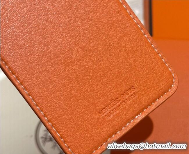 Good Taste Hermes MagSafe Card Holder 0317 Horse/Orange 2026