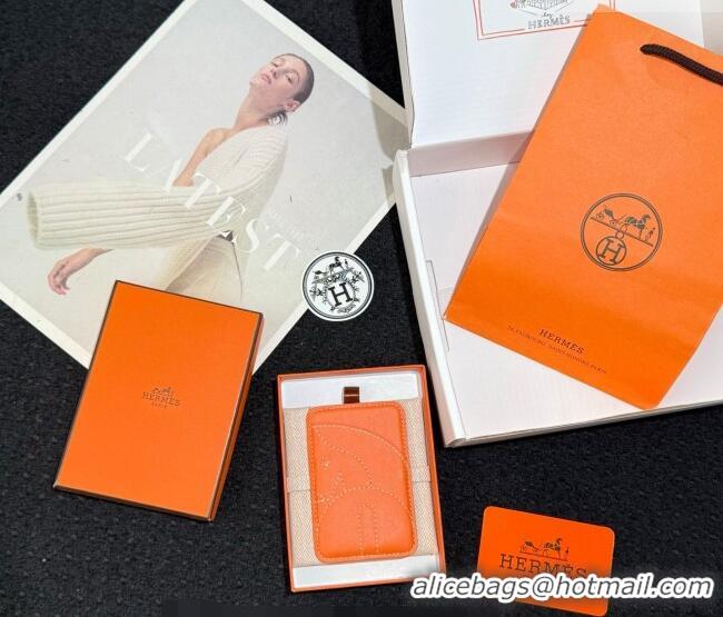 Good Taste Hermes MagSafe Card Holder 0317 Horse/Orange 2026