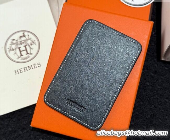 Reasonable Price Hermes MagSafe Card Holder 0317 Horse/Black 2026