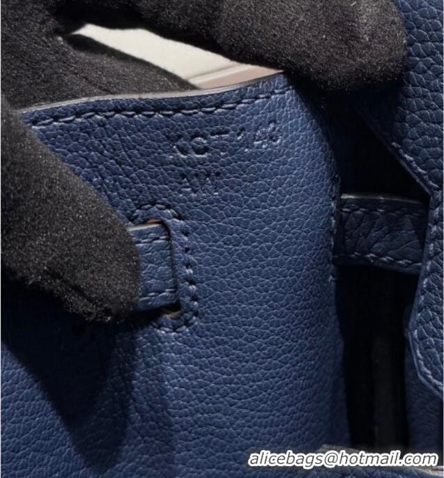 Newly Launched Hermes Birkin Bag 25cm in Togo Leather 0414 73 Saphir Blue 2026