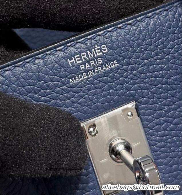 Newly Launched Hermes Birkin Bag 25cm in Togo Leather 0414 73 Saphir Blue 2026