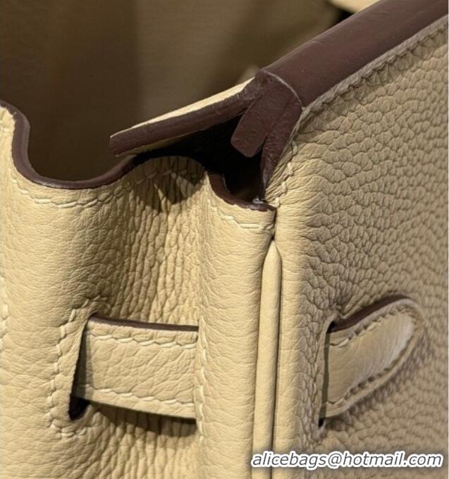 Good Discount Hermes Birkin Bag 25cm in Togo Leather 0414 S2 Trench Grey 2026