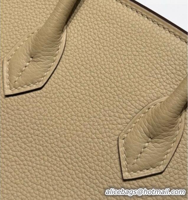 Good Discount Hermes Birkin Bag 25cm in Togo Leather 0414 S2 Trench Grey 2026