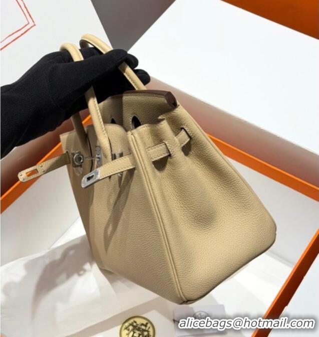 Good Discount Hermes Birkin Bag 25cm in Togo Leather 0414 S2 Trench Grey 2026