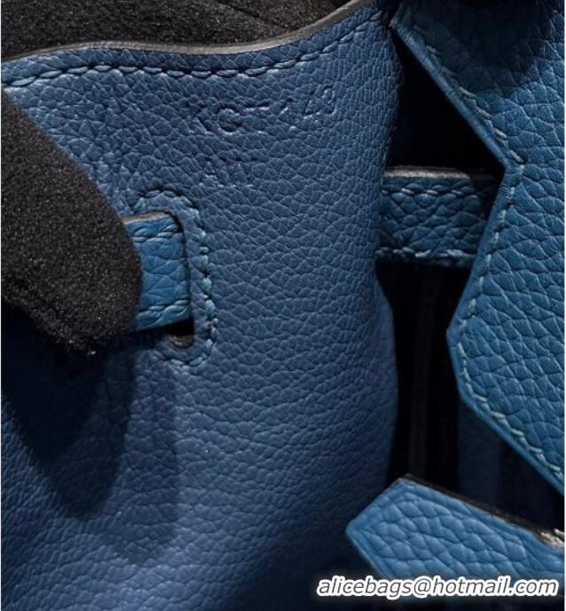 Low Cost Hermes Birkin Bag 25cm in Togo Leather 0414 S4 Deep Blue 2026