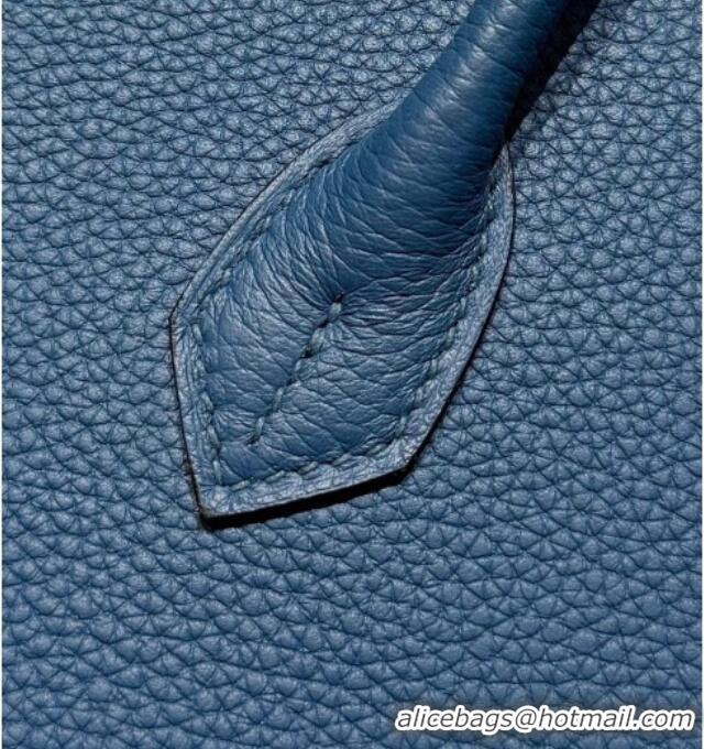 Low Cost Hermes Birkin Bag 25cm in Togo Leather 0414 S4 Deep Blue 2026
