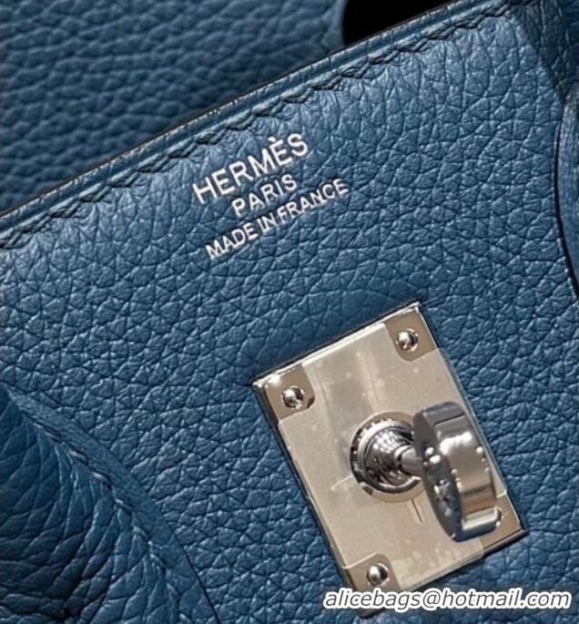 Low Cost Hermes Birkin Bag 25cm in Togo Leather 0414 S4 Deep Blue 2026