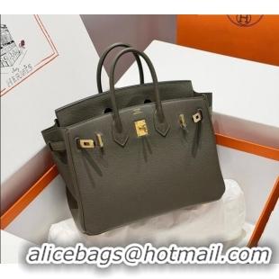 Most Popular Hermes Birkin Bag 25cm in Togo Leather 0414 6H Veronese Green 2026
