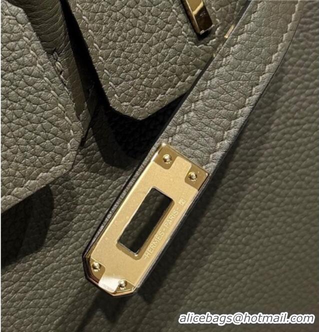 Most Popular Hermes Birkin Bag 25cm in Togo Leather 0414 6H Veronese Green 2026
