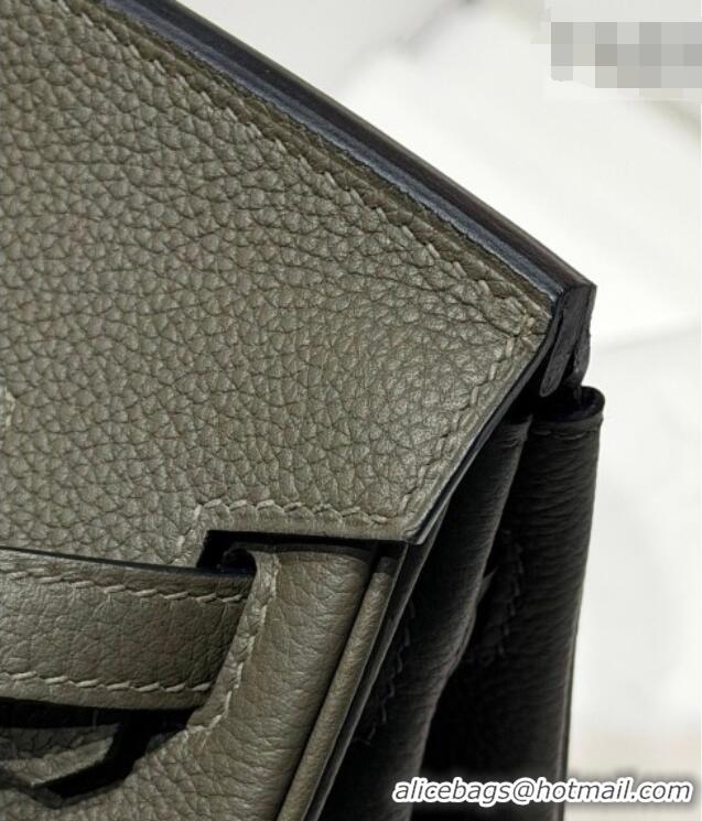 Most Popular Hermes Birkin Bag 25cm in Togo Leather 0414 6H Veronese Green 2026