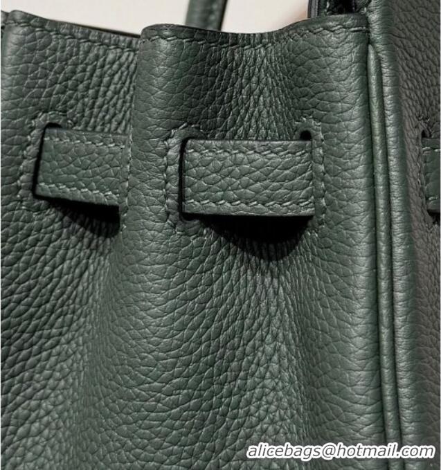 Grade Design Hermes Birkin Bag 25cm in Togo Leather 0414 6O Vert Cypres Green 2026