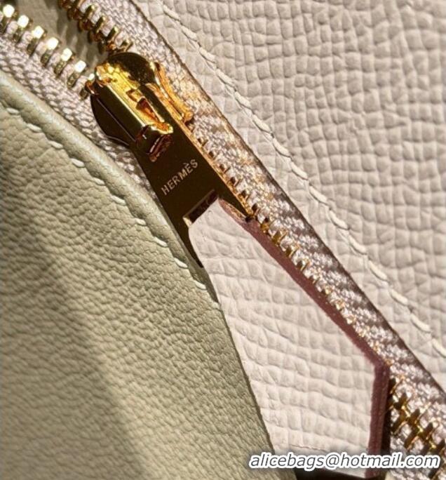 Cheapest Hermes Kelly Epsom Bag 25cm in Cow Leather H0414 S2 Trench Grey 2026 (Half Handmade)