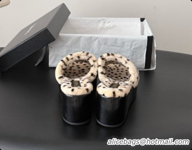 Best Luxury Chanel Fluffy Wedge Sandals CH091003 Beige 2026
