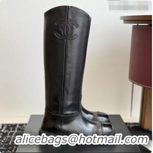 Trendy Design Chanel High Boots in Smooth Calfskin CH091021 Black 2026