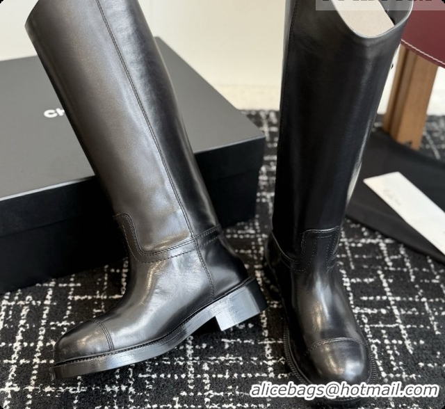 Trendy Design Chanel High Boots in Smooth Calfskin CH091021 Black 2026