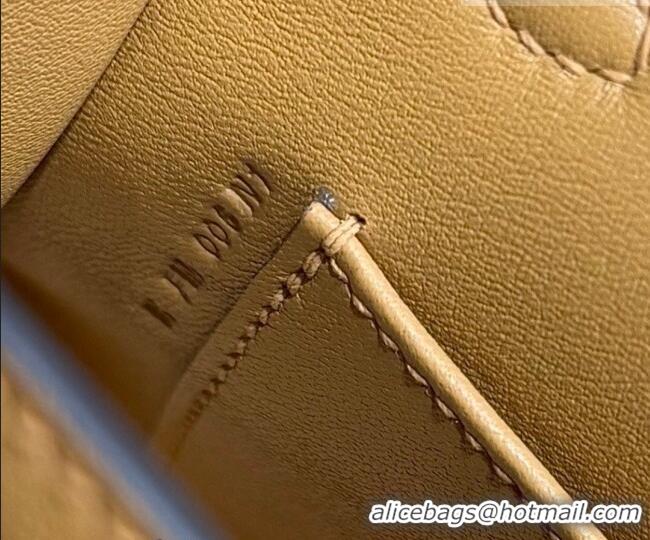 Cheapest Hermes Kelly Pochette Swift Bag 22cm in Cow Leather 0414 Milk Tea 2026 (Half Handmade)