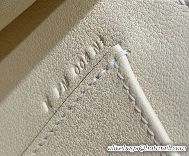 Hot Style Hermes Kelly Pochette Swift Bag 22cm in Cow Leather 0414 Milk Shake White/Gold 2026 (Half Handmade)