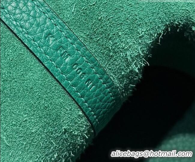 Discount Hermes Picotin Lock Mini Bag 18cm in Germany and Clemence TC Leather 4056 Velvet Green 2026 (Half Handmade)
