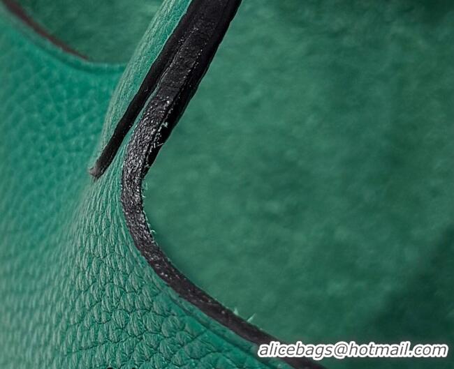 Discount Hermes Picotin Lock Mini Bag 18cm in Germany and Clemence TC Leather 4056 Velvet Green 2026 (Half Handmade)