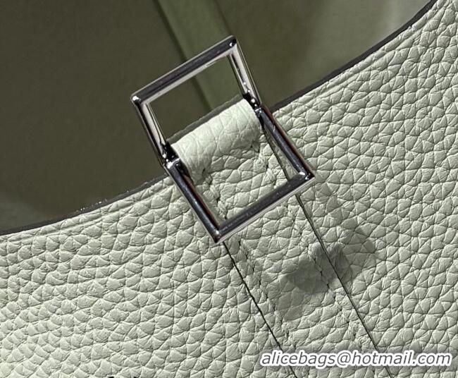 Classic Grade Hermes Picotin Lock Mini Bag 18cm in Germany and Clemence TC Leather 4056 Bubble Green 2026 (Half Handmade