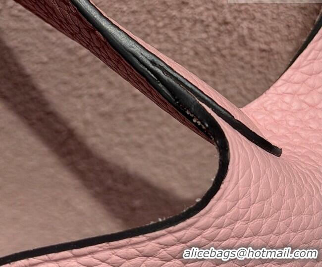 Spot Bulk Hermes Picotin Lock Mini Bag 18cm in Germany and Clemence TC Leather 4056 Rose Sakura Pink 2026 (Half Handmade