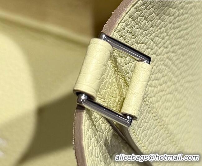 Grade Hermes Picotin Lock Mini Bag 18cm in Germany and Clemence TC Leather 4056 Jaune Milton Yellow 2026 (Half Handmade)