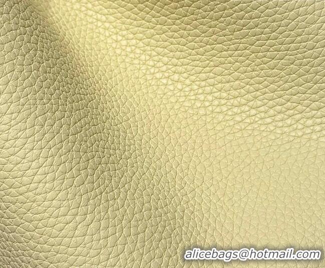 Grade Hermes Picotin Lock Mini Bag 18cm in Germany and Clemence TC Leather 4056 Jaune Milton Yellow 2026 (Half Handmade)
