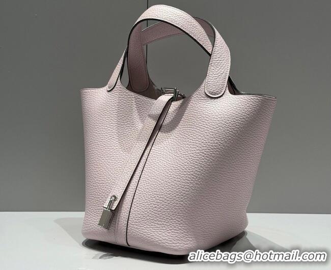 Best Price Hermes Picotin Lock Mini Bag 18cm in Germany and Clemence TC Leather 4056 Dreamy Purple 2026 (Half Handmade)