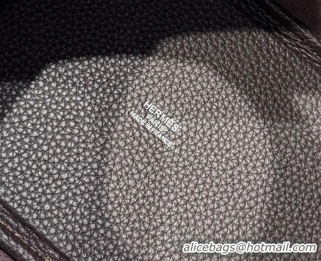Low Cost Hermes Picotin Lock Mini Bag 18cm in Germany and Clemence TC Leather 4056 46 Ebeny 2026 (Half Handmade)