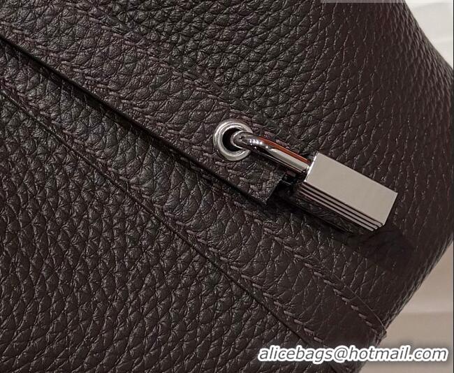 Low Cost Hermes Picotin Lock Mini Bag 18cm in Germany and Clemence TC Leather 4056 46 Ebeny 2026 (Half Handmade)