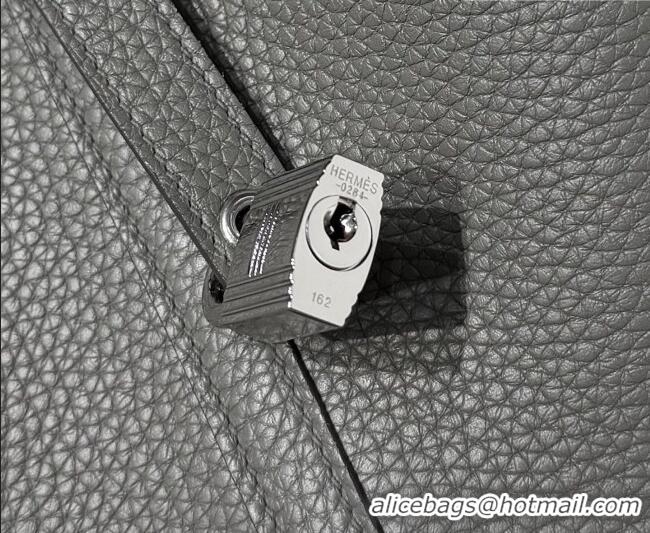 High Quality Hermes Picotin Lock Mini Bag 18cm in Germany and Clemence TC Leather 4056 Cloud Grey 2026 (Half Handmade)