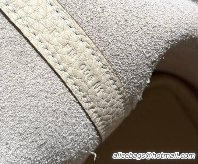 Most Popular Hermes Picotin Lock Mini Bag 18cm in Germany and Clemence TC Leather 4056 Milk Shake White/Silver 2026 (Hal