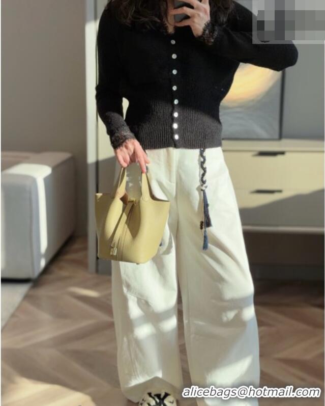 Good Price Hermes Picotin Lock Mini Bag 18cm in Germany and Clemence TC Leather 4056 Coat Grey/Gold 2026 (Half Handmade)