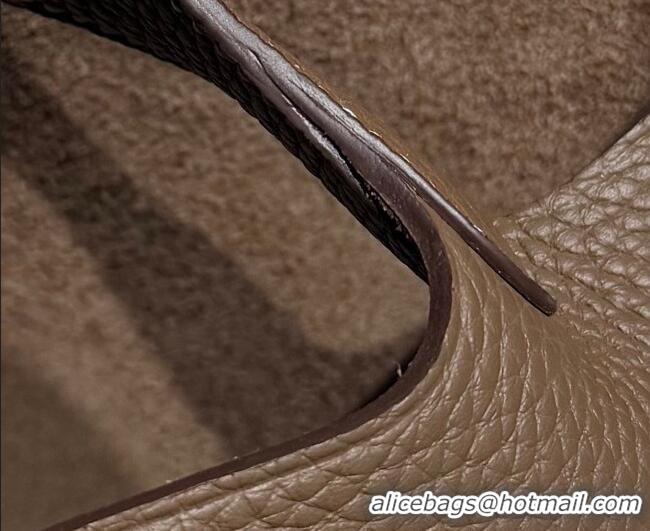 Promotional Hermes Picotin Lock Mini Bag 18cm in Germany and Clemence TC Leather 4056 Elephant Grey/Gold 2026 (Half Hand