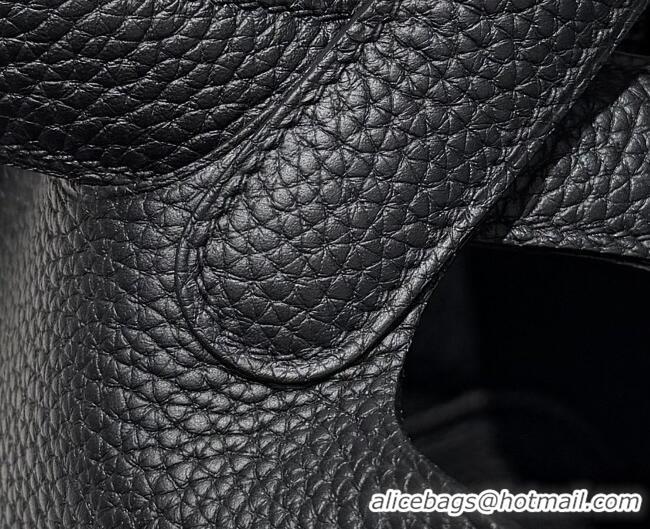Grade Discount Hermes Picotin Lock Mini Bag 18cm in Germany and Clemence TC Leather 4056 Black/Gold 2026 (Half Handmade)