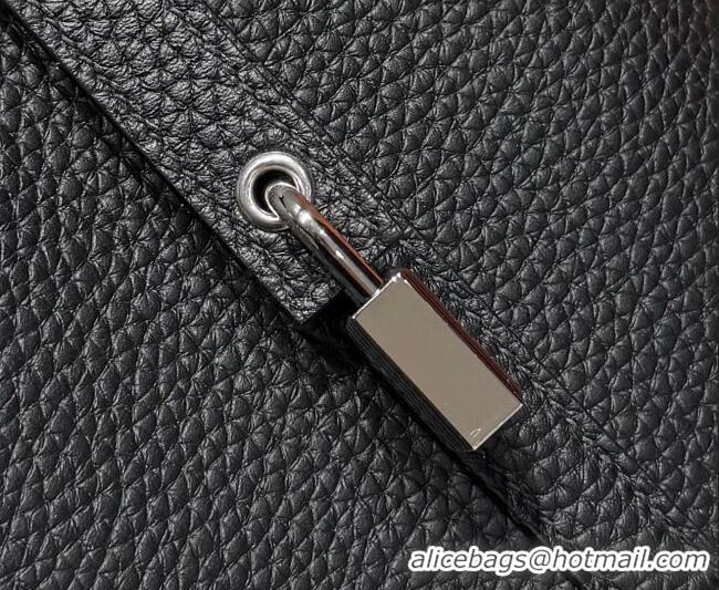 Low Price Hermes Picotin Lock Mini Bag 18cm in Germany and Clemence TC Leather 4056 Black/Silver 2026 (Half Handmade)